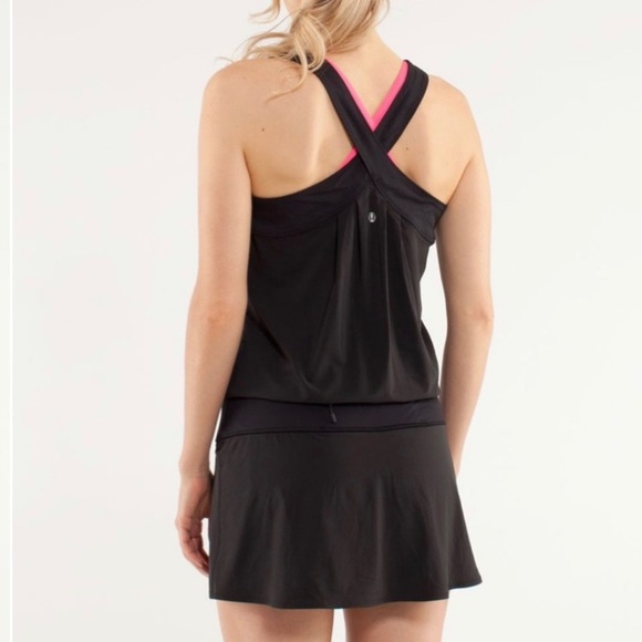 ❤️ Lululemon Romper Run For Your Money With Pockets Black 10 Retail $150 - Picture 2 of 8